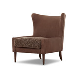 Four Hands Marlow Wing Chair - Palermo Cigar