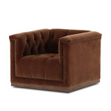 Four Hands Maxx Swivel Chair - Surrey Ochre
