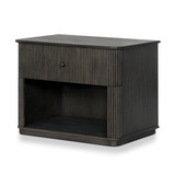 Four Hands Ona Nightstand - Smoked Black Mindi