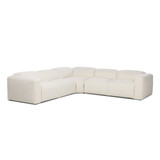 Four Hands Radley Power Recliner 5PC Sectional - Crypton Nomad Snow