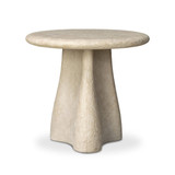 Four Hands Rosso Outdoor End Table - Weathered Natural Concrete