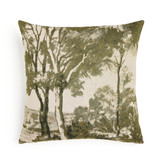 Four Hands Toile Pillow - Toile Moss - 24"x24"