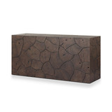 Four Hands Tomlin Outdoor Console Table - Stained Saddle Brown - Teak Root