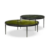 Four Hands Yoko Nesting Set of 2 - Moss Cast Glass