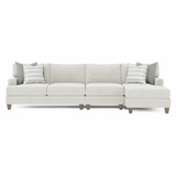 Bernhardt Mila 3-Piece Fabric Sectional