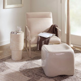 Jamie Young Cushion Concrete Stool - Cream