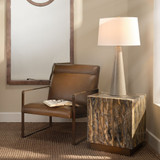 Jamie Young Hemingway Leather Accent Chair - Truffle