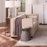 Jamie Young Porcini Wood Side Table - Grey Wash