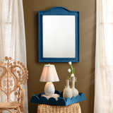 Jamie Young Hilltop Raffia Arch Wall Mirror - Indigo