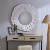 Jamie Young Millstone Resin Round Wall Mirror