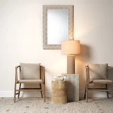 Jamie Young Structure Shagreen Rectangle Mirror - Ivory