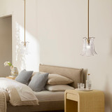 Jamie Young Cala 1-Light Blown Glass Pendant - Clear