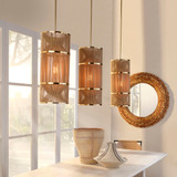 Jamie Young Congruent 1-Light Iron and Cotton Pendant