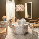 Jamie Young Hollywood 1-Light Glass and Metal Pendant