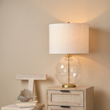Jamie Young Satellite Glass Table Lamp - Antique Brass