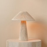Jamie Young Tension Jute Table Lamp - Off-White
