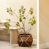 Jamie Young Python Seagrass Basket - Brown
