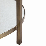Percy End Table - Antique Brass image 1