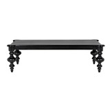 Noir Graff Coffee Table - Hand Rubbed Black