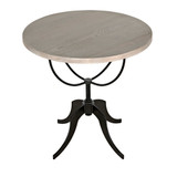 Noir Wine Table With Adjustable Base