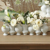 Chinoise Linear Bud Vase - White Crackle image 1