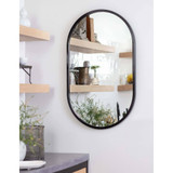 Regina Andrew Canal Mirror - Steel