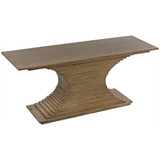 Noir Cambio Console - Bleached Walnut