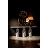 Noir Noble Table Lamp With Shade - Black Steel