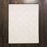 Global Views Arches Rug - Ivory/Ivory - 8 x 10