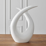 Global Views Loop Sculpture - Matte White