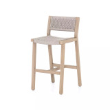 Four Hands Delano Outdoor Bar Stool - Washed Brown