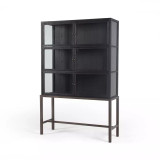 Four Hands Spencer Curio Cabinet - Drifted Black