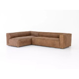 Four Hands Nolita Sectional - 2 - Piece Right Chaise Facing - Natural Washed