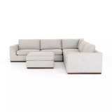 Four Hands Colt 3 - Piece Sectional With Ottoman - Aldred Silver