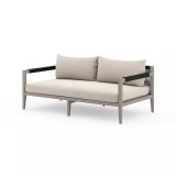 Four Hands Sherwood Outdoor Sofa, Weathered Grey - 63" - Faye Sand