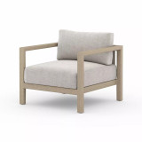Four Hands Sonoma Outdoor Chair, Washed Brown - Venao Grey