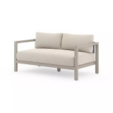 Four Hands Sonoma Outdoor Sofa, Weathered Grey - 60" - Faye Sand