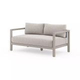 Four Hands Sonoma Outdoor Sofa, Weathered Grey - 60" - Stone Grey