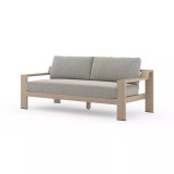 Four Hands Monterey Outdoor Sofa, Washed Brown - 74" - Faye Ash