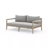 Four Hands Sherwood Outdoor Sofa, Washed Brown - 63" - Faye Ash