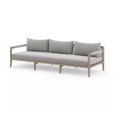 Four Hands Sherwood Outdoor Sofa, Washed Brown - 93" - Faye Ash