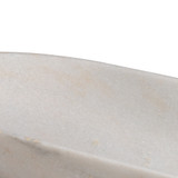 Jamie Young Oval Marble Bowl - Long - White Marble Jamie Young Oval Marble Bowl - Long - White Marble