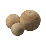 Jamie Young Malibu Wood Bal- Set of 3