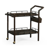 Jonathan Charles Casually Country Dark Ale Bar Cart