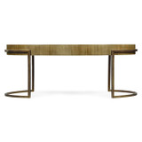 Jonathan Charles Simply Elegant Chestnut Oval Coffee Table