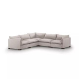 Four Hands Westwood 5 - Piece Sectional - Bayside Pebble