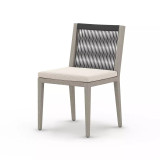 Four Hands Sherwood Outdoor Dining Chair, Weathered Grey - Faye Sand (Closeout)
