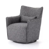 Four Hands Kimble Swivel Chair - Bristol Charcoal (Markdown)