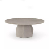 Four Hands Bowman Outdoor Coffee Table - Grey Concrete