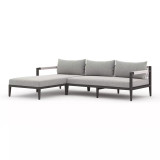 Four Hands Sherwood Outdoor 2 - Piece Sectional, Bronze - Left Chaise - Faye Ash